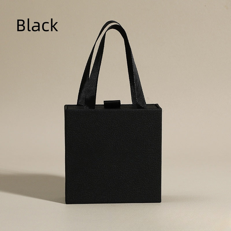 Black jewelry gift box for DIY or business branding