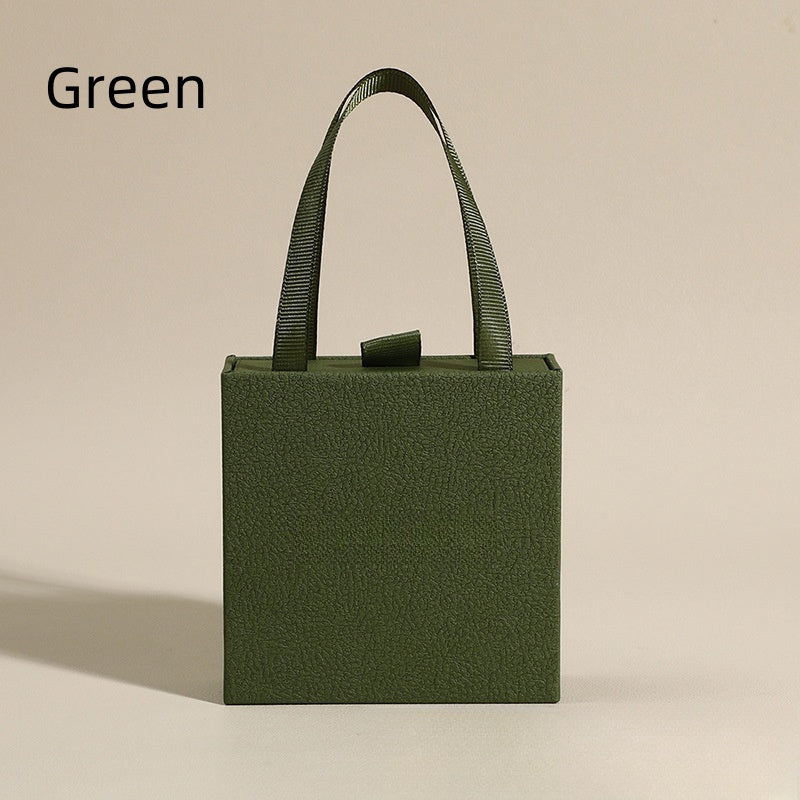 Green jewelry drawer gift box for custom branding