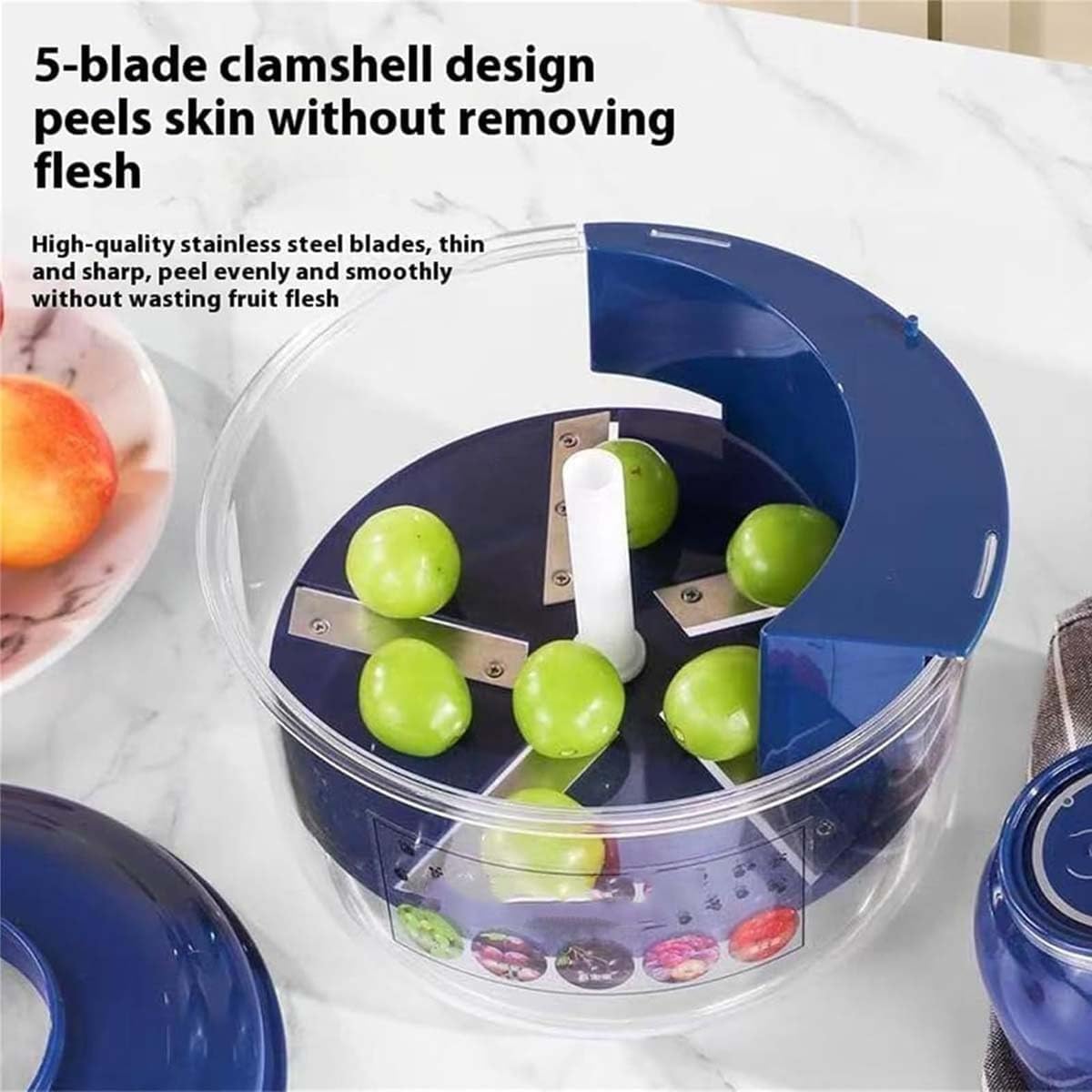 Grape Peeling Machine, 2025 Upgraded New Electric Automatic Garlic Peeler Machine, Rechargeable Home Kitchen Aid Peeler, Small Commercial Fruit Skin Remover Tool for Cherry, Tomatoes